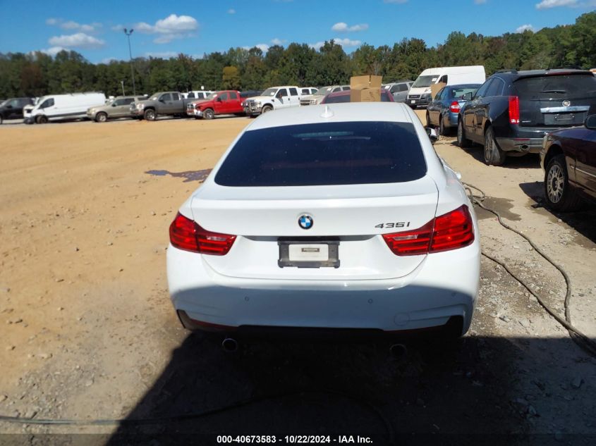 2015 BMW 435I Gran Coupe VIN: WBA4B1C55FD955397 Lot: 40673583