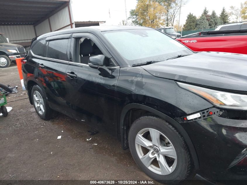 2020 Toyota Highlander Le VIN: 5TDBZRBH5LS512781 Lot: 40673628