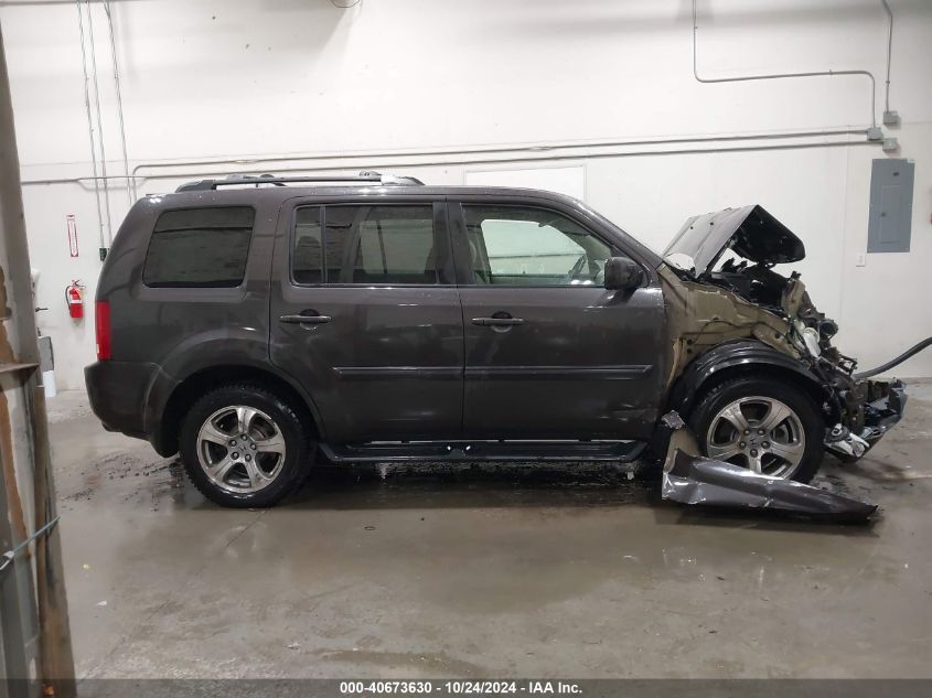 2013 Honda Pilot Ex-L VIN: 5FNYF4H57DB026353 Lot: 40673630