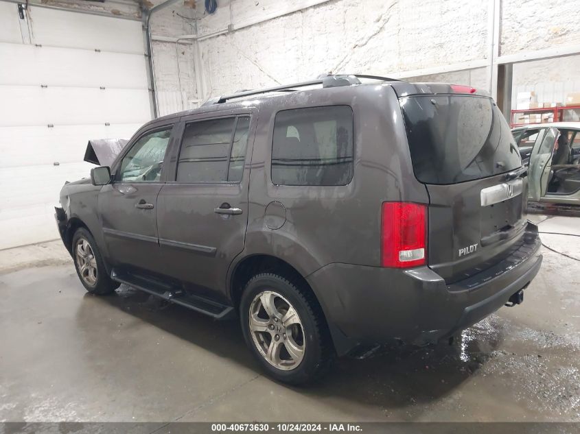 2013 Honda Pilot Ex-L VIN: 5FNYF4H57DB026353 Lot: 40673630