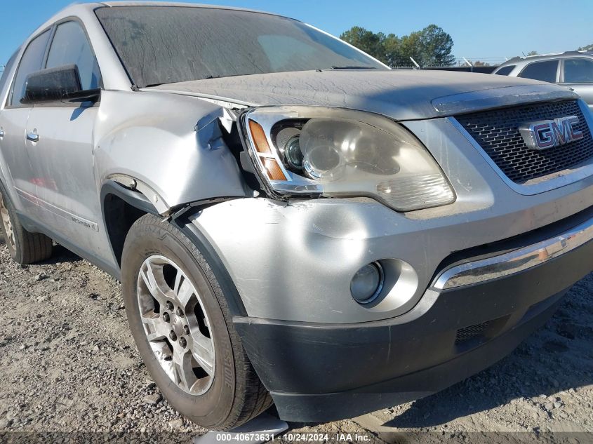 2007 GMC Acadia Sle-1 VIN: 1GKER13797J121693 Lot: 40673631