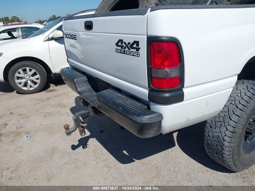 2001 Dodge Ram 1500 St VIN: 3B7HF13Z11G796787 Lot: 40673637