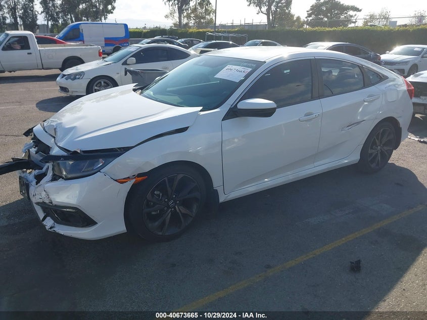 VIN 19XFC2F8XKE204812 2019 HONDA CIVIC SPORT