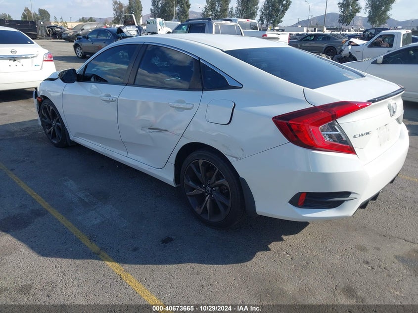 VIN 19XFC2F8XKE204812 2019 HONDA CIVIC SPORT