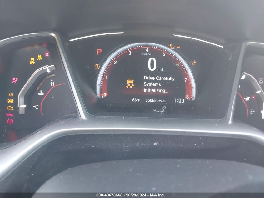 VIN 19XFC2F8XKE204812 2019 HONDA CIVIC SPORT