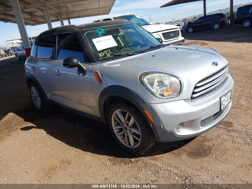 2012 Mini Cooper Countryman VIN: WMWZB3C51CWM04854 Lot: 40673769