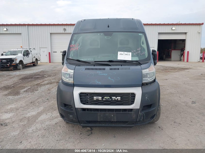 VIN 3C6TRVDG7KE520656 2019 RAM PROMASTER 2500 HIGH ROOF 159 WB