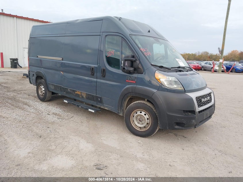 VIN 3C6TRVDG7KE520656 2019 RAM PROMASTER 2500 HIGH ROOF 159 WB
