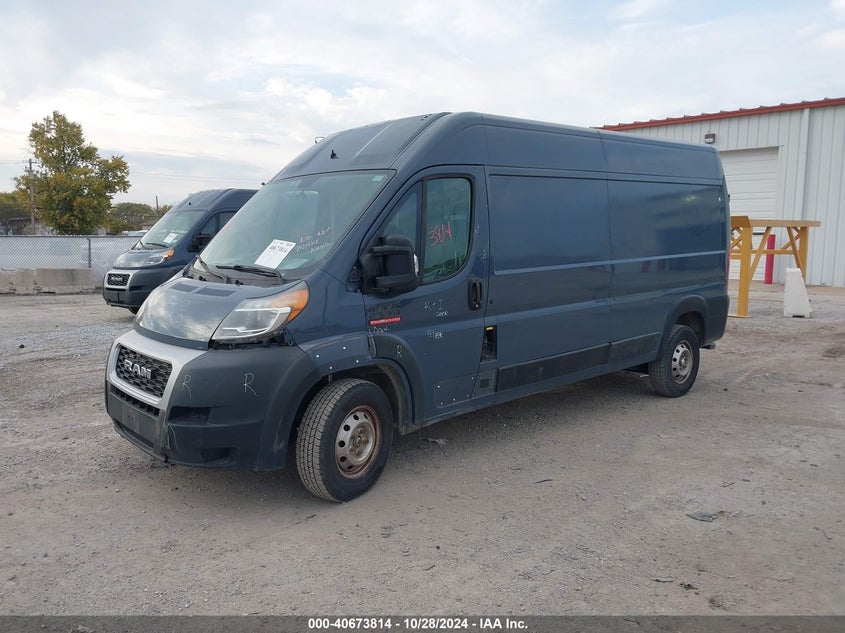 VIN 3C6TRVDG7KE520656 2019 RAM PROMASTER 2500 HIGH ROOF 159 WB