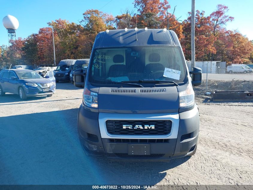 2019 Ram Promaster 3500 Cargo Van High Roof 159 Wb Ext VIN: 3C6URVJG7KE552080 Lot: 40673822