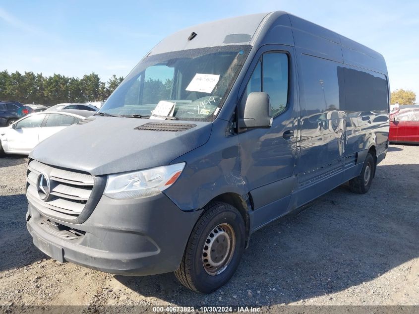 2019 Mercedes-Benz Sprinter 2500 High Roof V6 VIN: WD4PF1CDXKP127999 Lot: 40673823