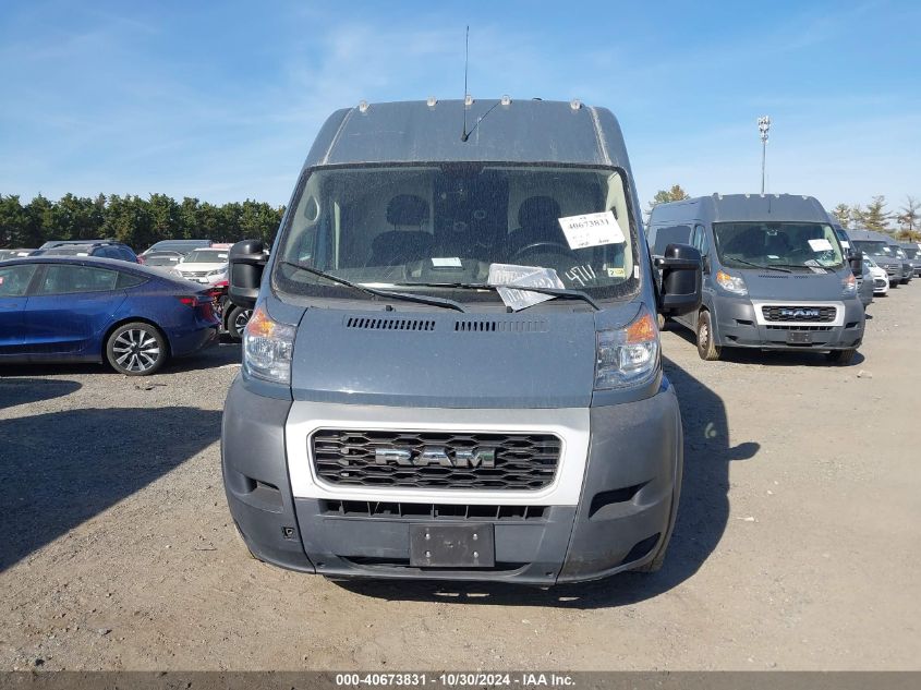 2019 Ram Promaster 3500 Cargo Van High Roof 159 Wb Ext VIN: 3C6URVJG9KE544711 Lot: 40673831