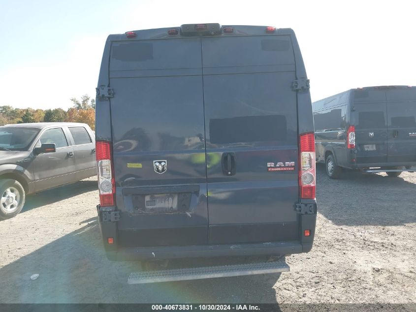 2019 Ram Promaster 3500 Cargo Van High Roof 159 Wb Ext VIN: 3C6URVJG9KE544711 Lot: 40673831