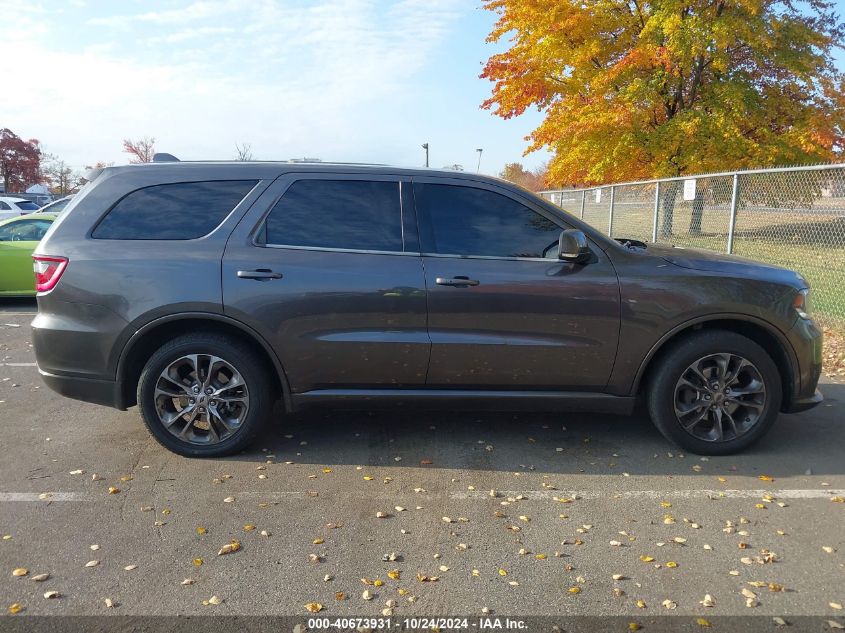 2019 Dodge Durango Gt VIN: 1C4RDHDG9KC650318 Lot: 40673931