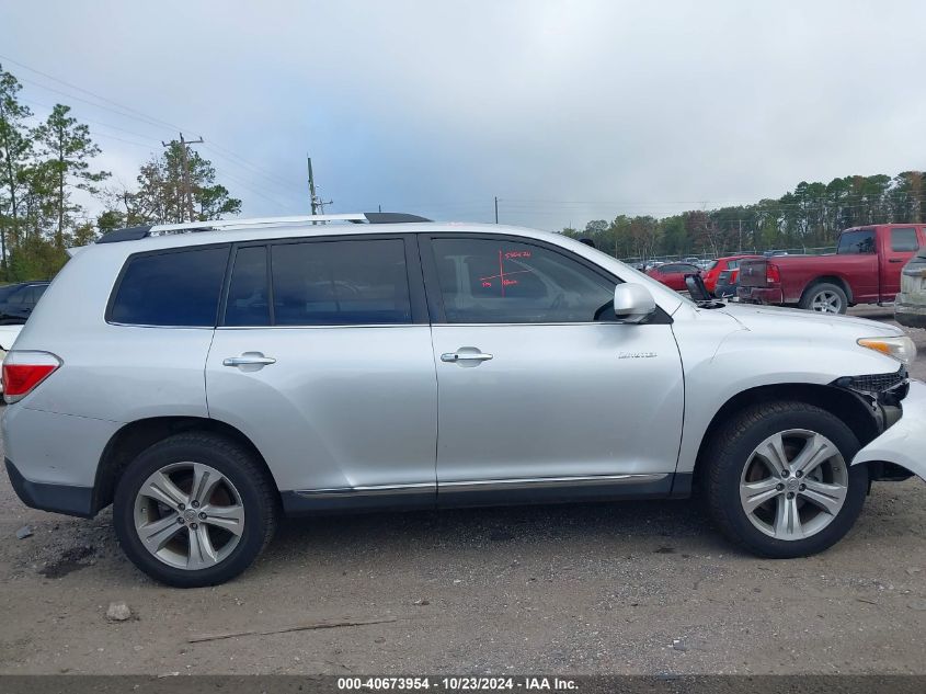 2012 Toyota Highlander Limited V6 VIN: 5TDDK3EH2CS119973 Lot: 40673954