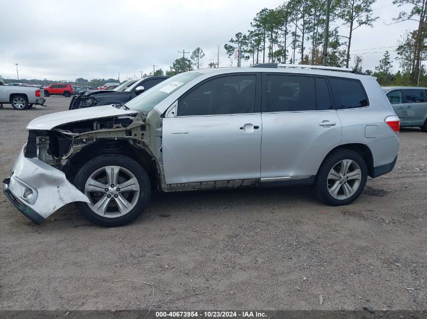 2012 Toyota Highlander Limited V6 VIN: 5TDDK3EH2CS119973 Lot: 40673954