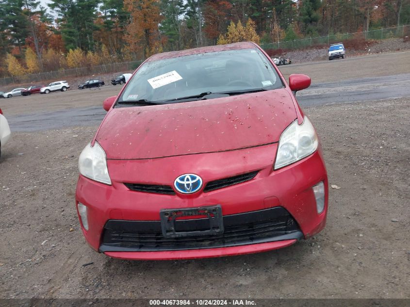 2013 Toyota Prius Two VIN: JTDKN3DU6D5637055 Lot: 40673984