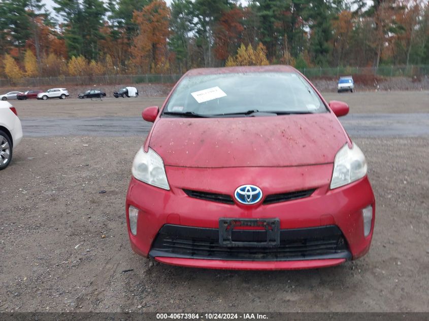 2013 Toyota Prius Two VIN: JTDKN3DU6D5637055 Lot: 40673984