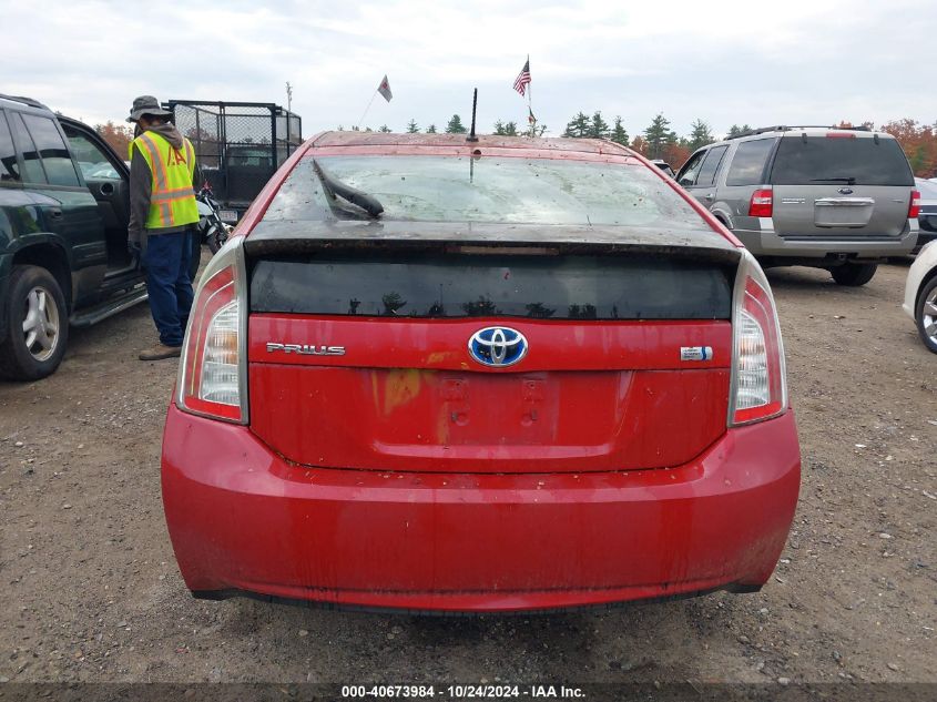 2013 Toyota Prius Two VIN: JTDKN3DU6D5637055 Lot: 43158963