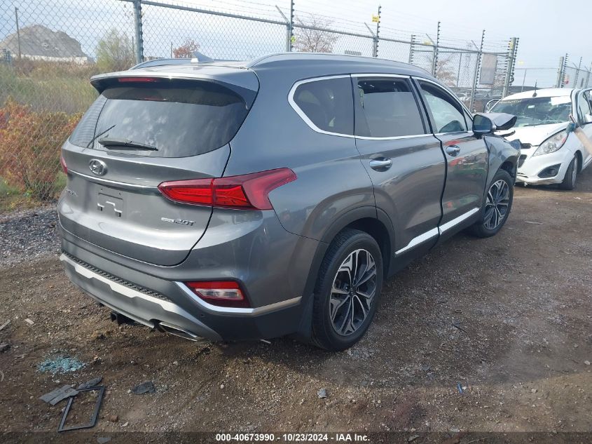 VIN 5NMS5CAA9KH118599 2019 HYUNDAI SANTA FE no.4