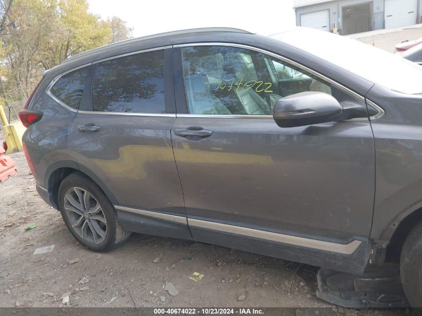 2021 Honda Cr-V Awd Touring VIN: 5J6RW2H96ML017193 Lot: 40674022