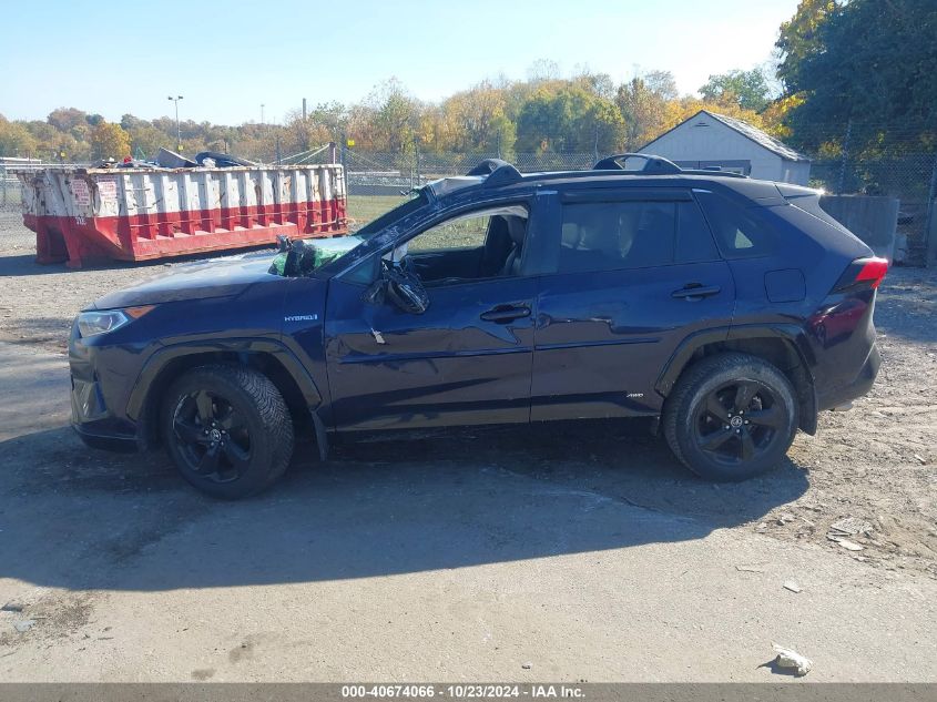 2019 Toyota Rav4 Hybrid Xse VIN: JTMEWRFV3KD509989 Lot: 40674066