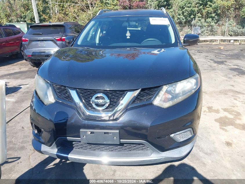 2016 Nissan Rogue S/Sl/Sv VIN: 5N1AT2MT1GC735540 Lot: 40674068