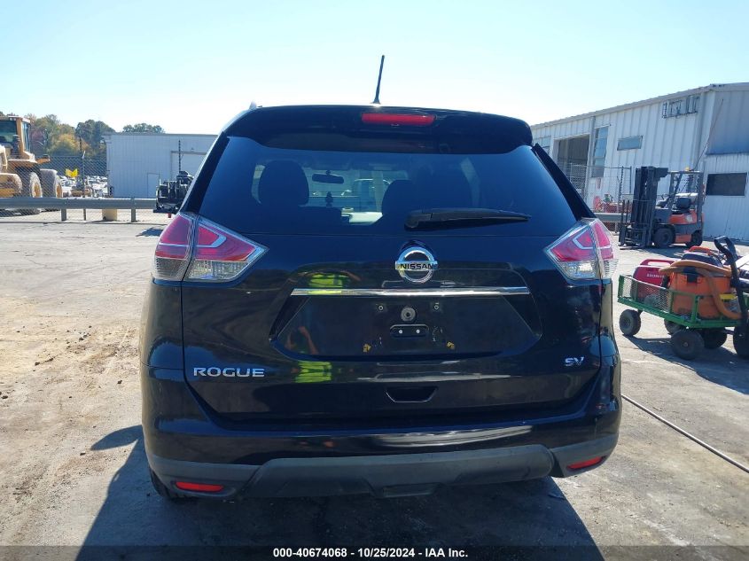 2016 Nissan Rogue S/Sl/Sv VIN: 5N1AT2MT1GC735540 Lot: 40674068