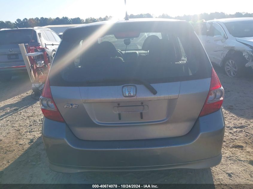 2008 Honda Fit Sport VIN: JHMGD38618S027297 Lot: 40674078