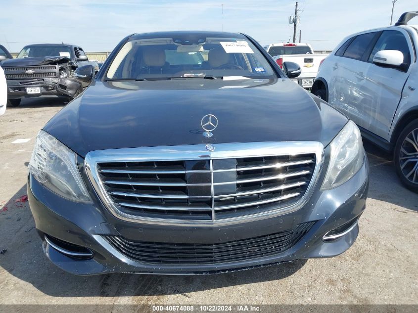 2015 Mercedes-Benz S 550 VIN: WDDUG8CB0FA077050 Lot: 40674088