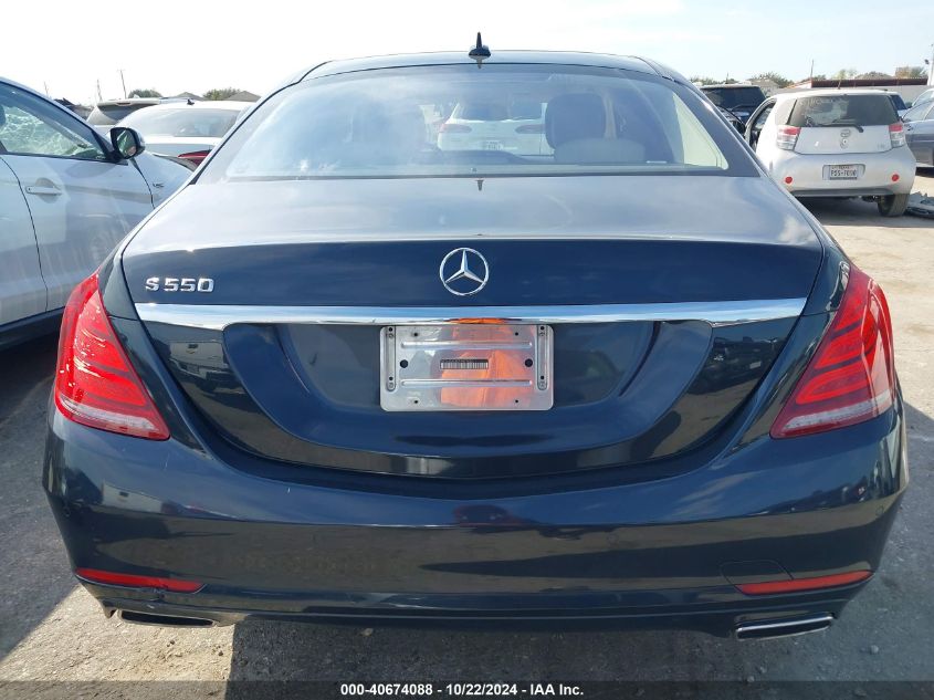 2015 Mercedes-Benz S 550 VIN: WDDUG8CB0FA077050 Lot: 40674088