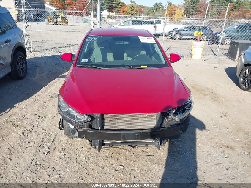 2017 HYUNDAI ELANTRA VIN: KMHD74LF7HU161174