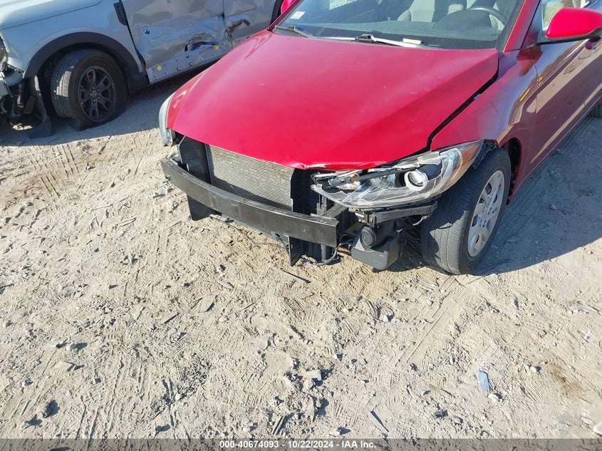 2017 HYUNDAI ELANTRA VIN: KMHD74LF7HU161174