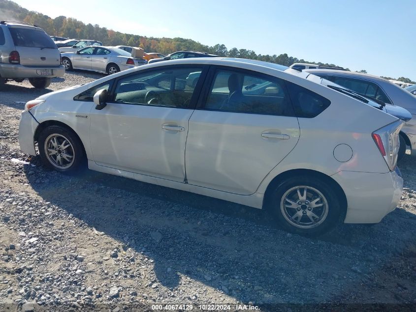 2011 Toyota Prius Three VIN: JTDKN3DU0B1401554 Lot: 40674129