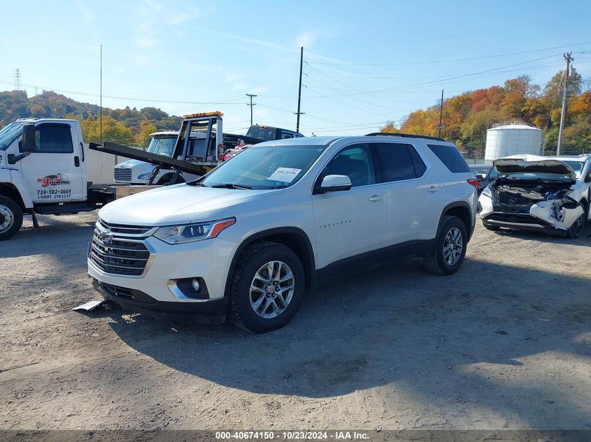 VIN 1GNEVGKW5MJ127545 2021 CHEVROLET TRAVERSE AWD LT CLOTH