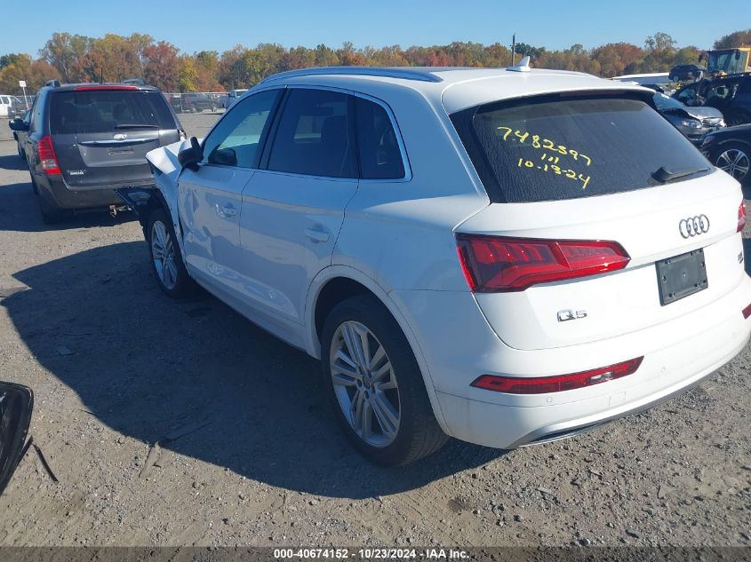 2018 Audi Q5 2.0T Premium/2.0T Tech Premium VIN: WA1BNAFY0J2241005 Lot: 40674152