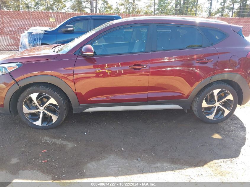 2017 Hyundai Tucson Sport VIN: KM8J33A2XHU539528 Lot: 40674227