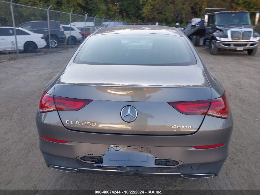 2020 Mercedes-Benz Cla 250 4Matic VIN: WDD5J4HBXLN029860 Lot: 40674244