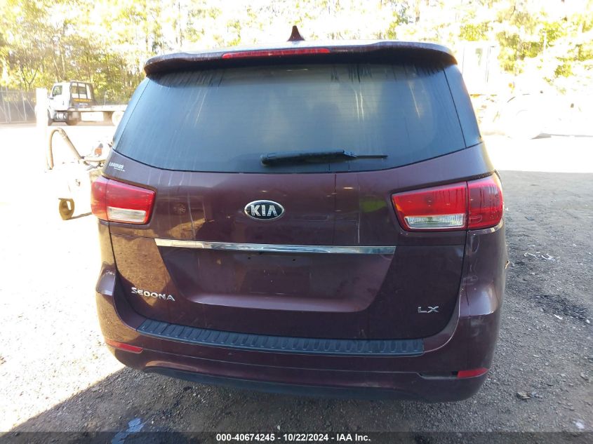 2018 Kia Sedona Lx VIN: KNDMB5C11J6398220 Lot: 40674245