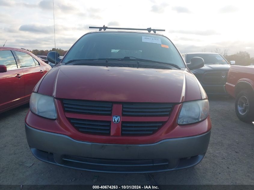 2007 Dodge Caravan Se VIN: 1D4GP25E67B264092 Lot: 40674263