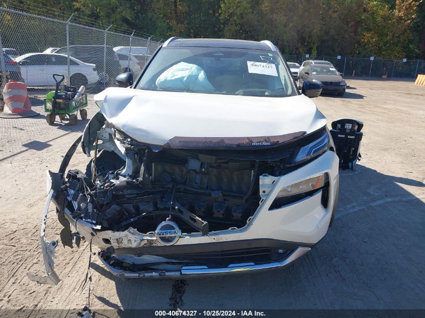 2021 Nissan Rogue Platinum VIN: JN8AT3DD4MW302182 Lot: 40674327