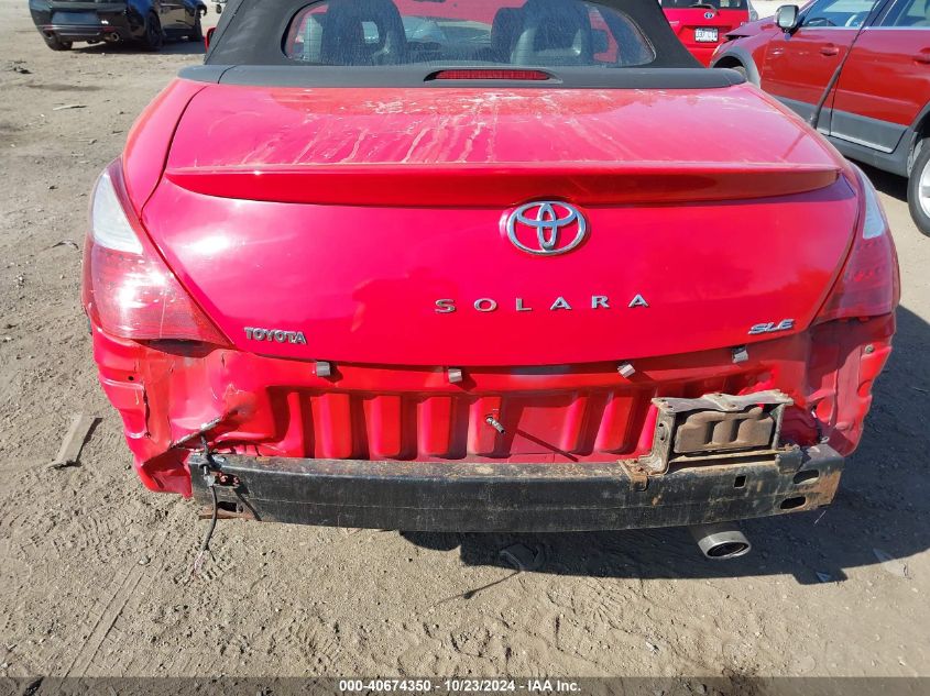 2008 Toyota Camry Solara Sle VIN: 4T1FA38P28U142361 Lot: 40674350