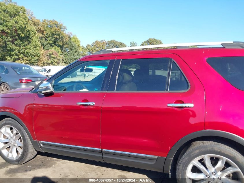 2013 Ford Explorer Xlt VIN: 1FM5K7D82DGA82475 Lot: 40674357