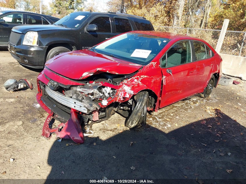 VIN 5YFEPMAE5NP281891 2022 TOYOTA COROLLA LE