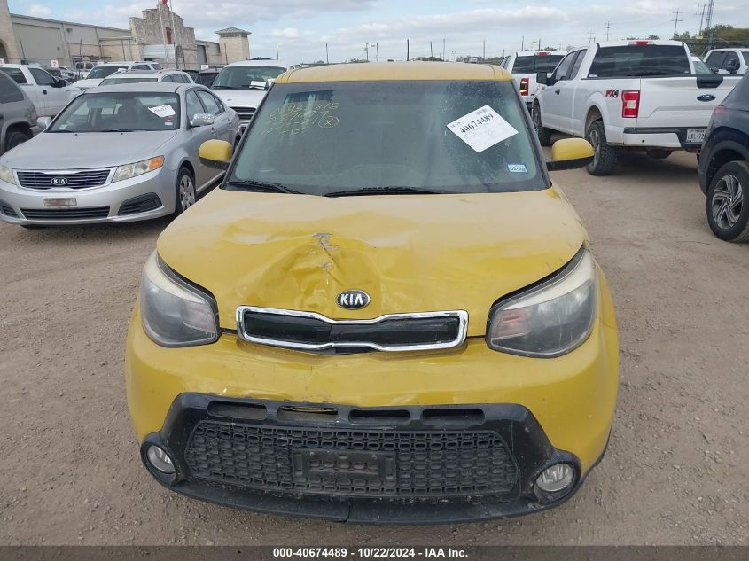 2016 Kia Soul + VIN: KNDJP3A56G7257077 Lot: 40674489