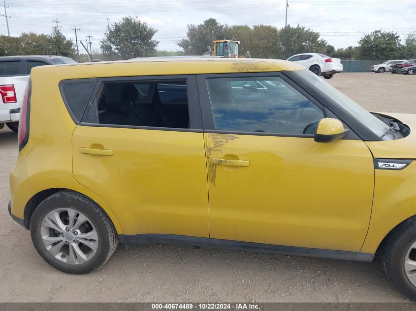 2016 Kia Soul + VIN: KNDJP3A56G7257077 Lot: 40674489