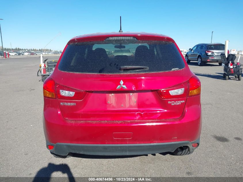 2015 Mitsubishi Outlander Sport Es VIN: 4A4AR3AUXFE026400 Lot: 40674496