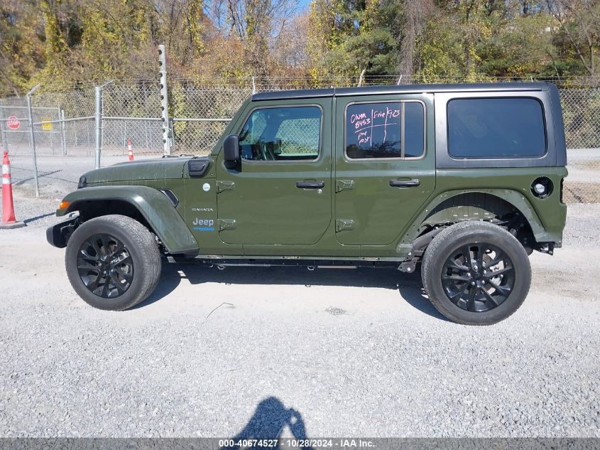 2021 Jeep Wrangler Unlimited Sahara 4Xe VIN: 1C4JJXP61MW758453 Lot: 40674527