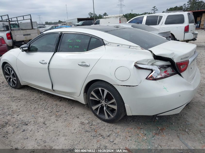 2017 Nissan Maxima 3.5 Platinum VIN: 1N4AA6AP1HC452314 Lot: 40674532