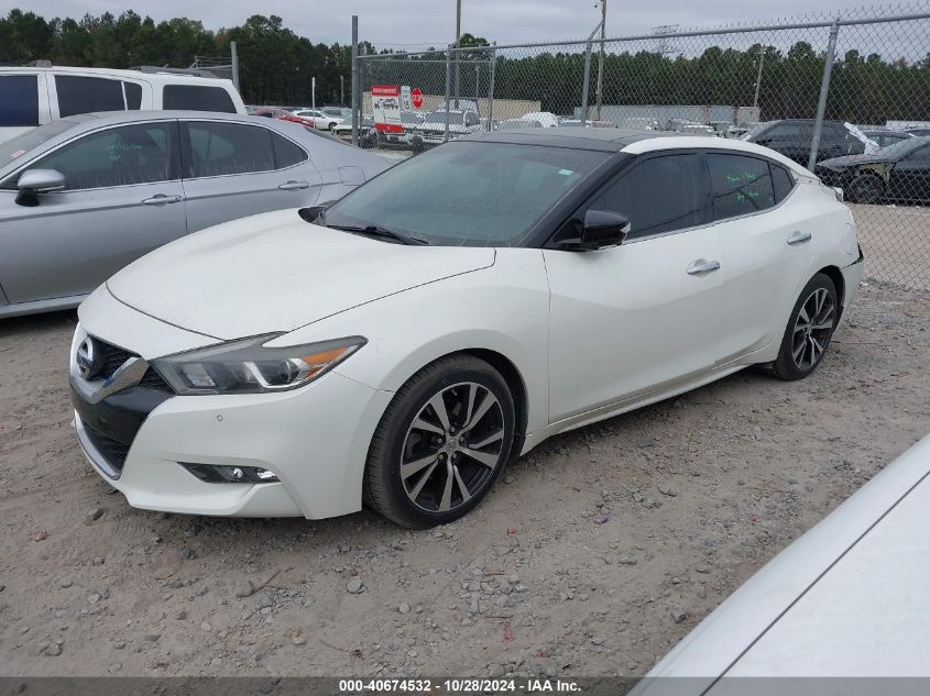 VIN 1N4AA6AP1HC452314 2017 Nissan Maxima, 3.5 Platinum no.2